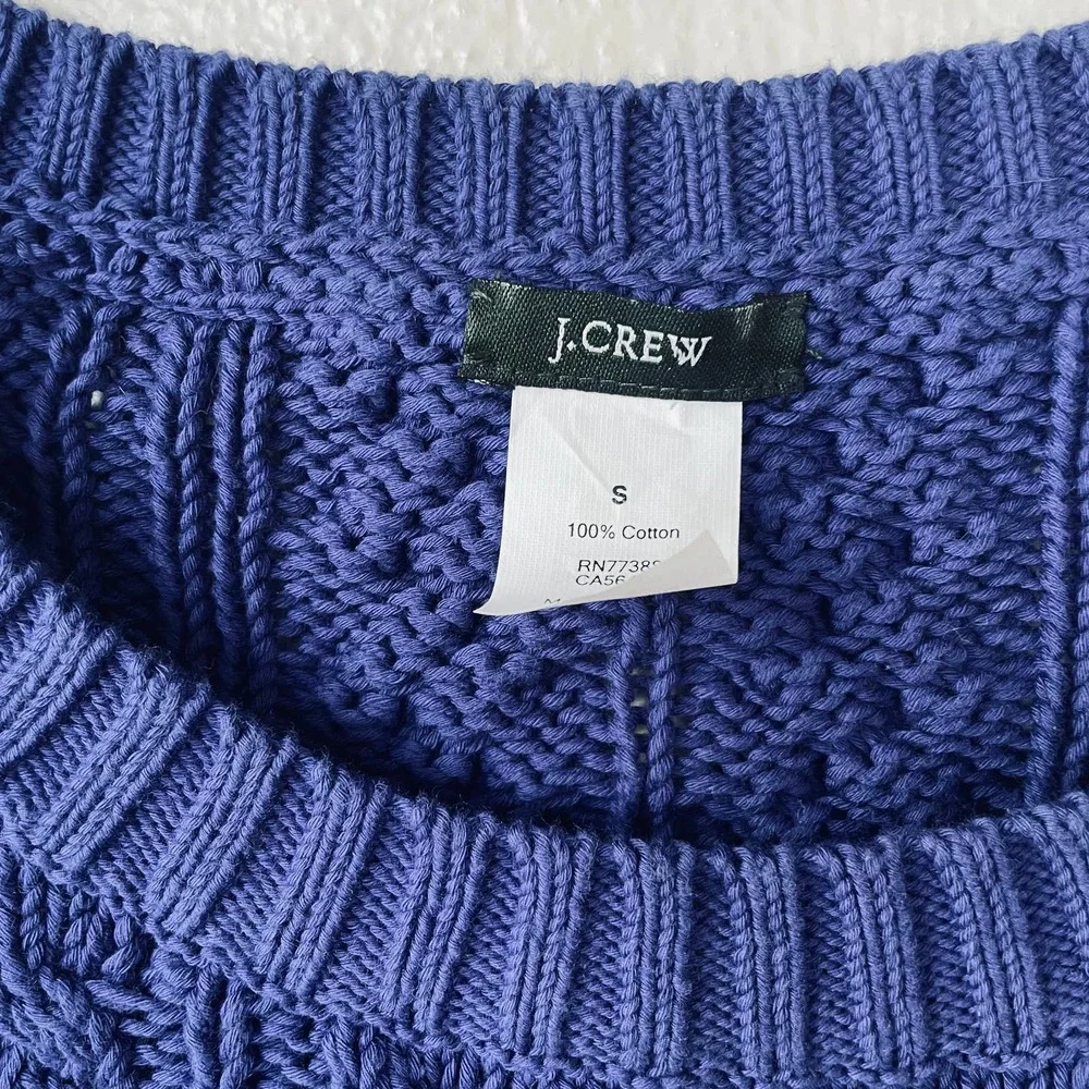 J. Crew Thick Cable knit sweater size S